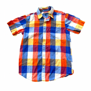 Gap Kids button down coloured spring summer short sleeved dressy boy’s shirt 10